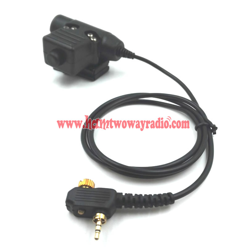 HYS 1 Pin Oortje Compatibel met Motorola MTH500 MTH600 MTH650 MTH800 MTH850 MTP850 MTS850, Akoestische Buis Radio Headset met PTT (Type 1 HYS 1 Pin Oortje Compatibel met Motorola MTH500 MTH600 MTH650 MTH800 MTH850 MTP850 MTS850, Akoestische Buis Radio Headset met PTT (Type 1