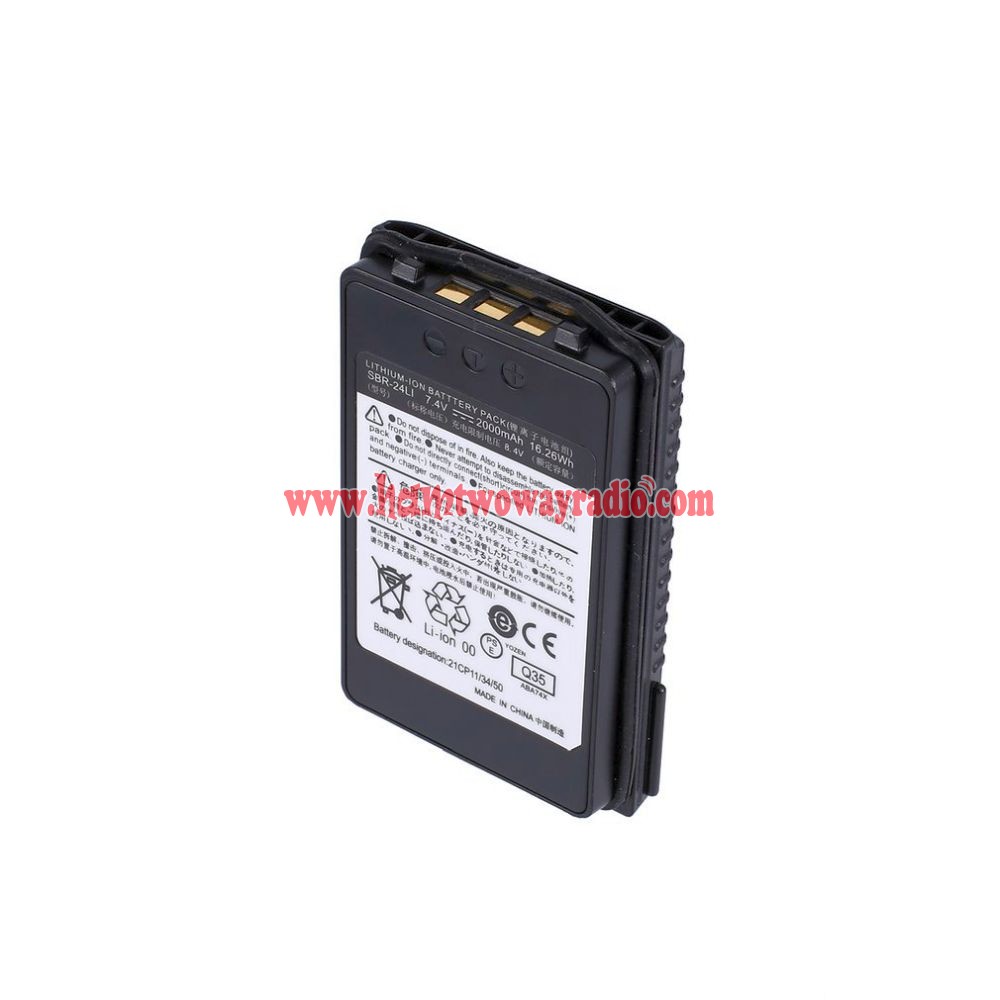 Batterie Pour Ft 70d Batterie 7,4V 2000mAh SBR-24Li Pour Talkies-walkies FT Batterie Voiture 70 Ah