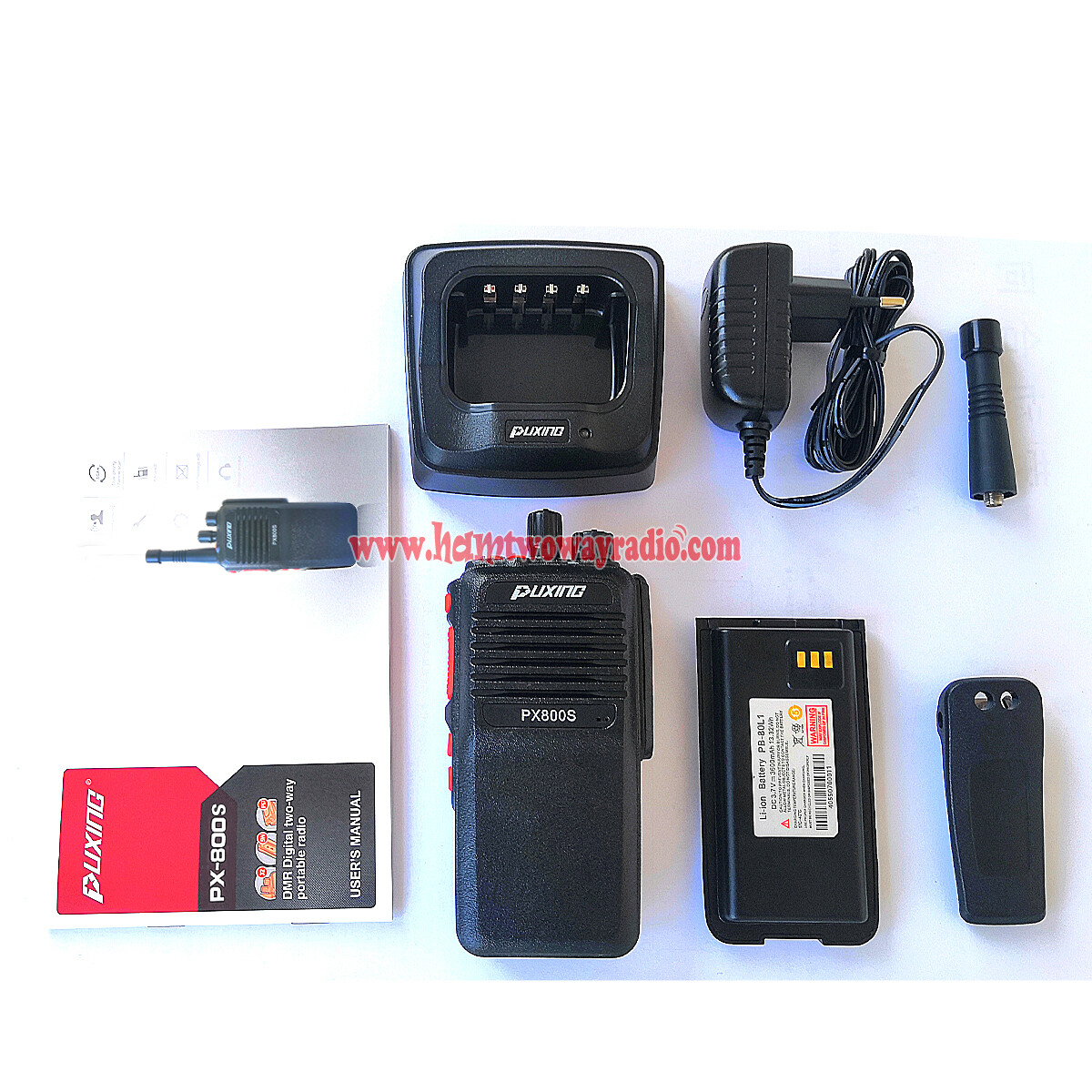 Puxing PX800S IP Radio SIM Card 500 Miles Public Network Walkie Talkie