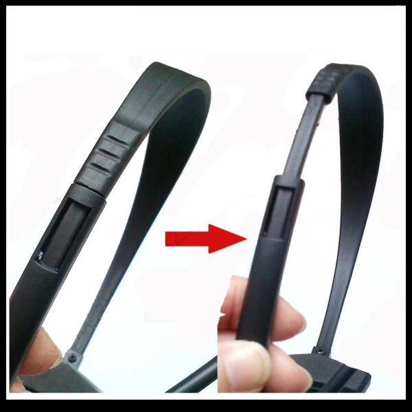 Two-way Radios Headphone for ICOM two pins PTT Over Head Boom Mic Earpieces for ICOM IC-F3 IC-F3S IC-F4 IC-F4S IC-F10 IC-F20 - Image 3
