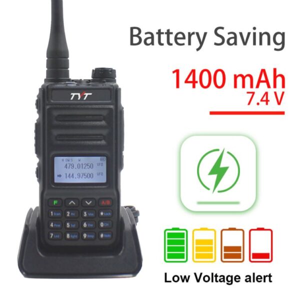TYT TH-UV88 Radio with Speaker Microphone Programming Cable Car Charger PTT Headset - Image 2