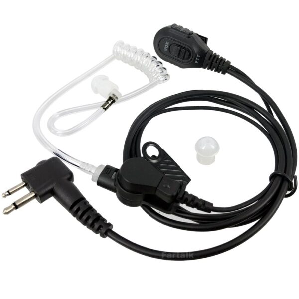 VOX Earpiece Headset Mic for MOTOROLA Radio DP1400 DEP450 CP040 CP140 CP180 XTN446 BPR40 EP350 MP300 CP200 Walkie Talkie - Image 2