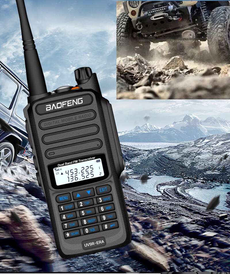 Baofeng UV9R-ERA Two Way Radio VHF UHF Portable Waterproof Walkie Talkie -  Two Way Radio