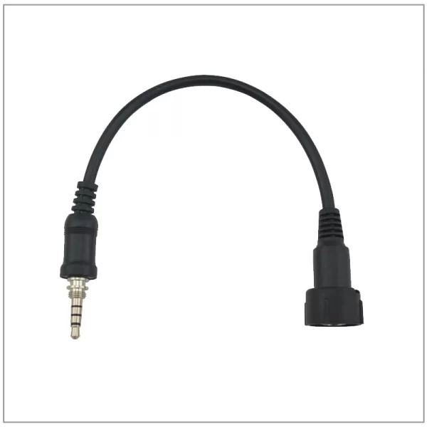  44-Y7 Mini Din Plug with Lockable Screw for Walkie Talkie YAESU FT-270 FT-277 HX-471 VX-6R/E VX-7R /E VX-120 VX-127 VX-170 VX-177