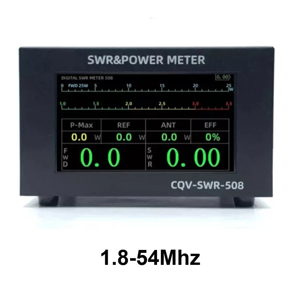 CQV-SWR-508 1.8-54MHz 200W SWR & Power Meter Digital PWR SWR Meter with ...