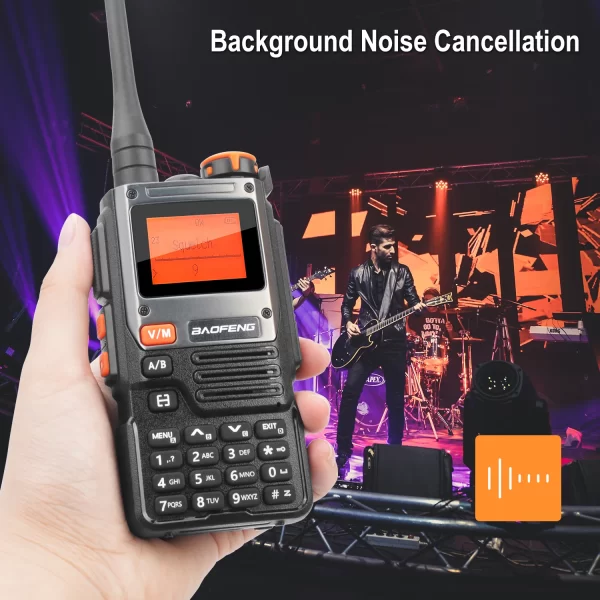 Talkie-walkie ALERVITES K61 Bi-Bande UHF/VHF – Parfait Pour Adultes, Radio Portable Avec Clonage Sans Fil, VOX Et Réduction De Bruit