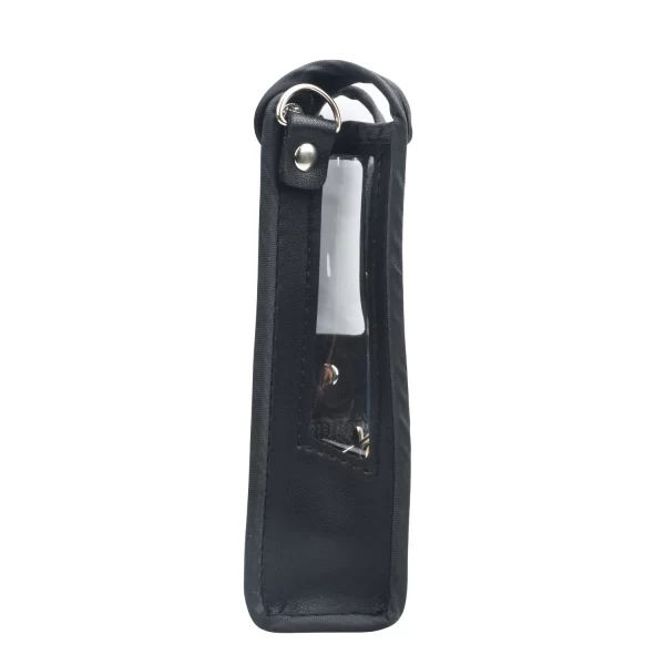 Walkie Talkie Holster Carry Case Artificial Soft Leather Pouch with Adjustable Strap for Leixen UV-25D Portable Two Way Radio - Image 4