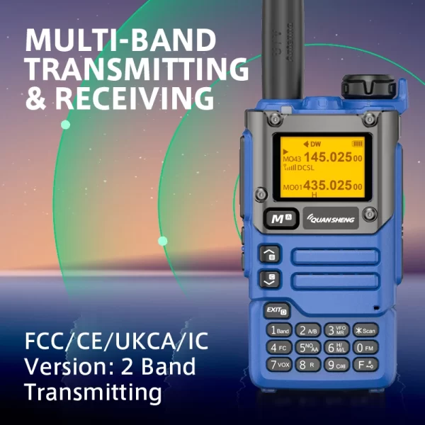 Quansheng UV K5 (8) UHF VHF AM FM Handheld Radio Updated 512KB Large Memory - Image 3
