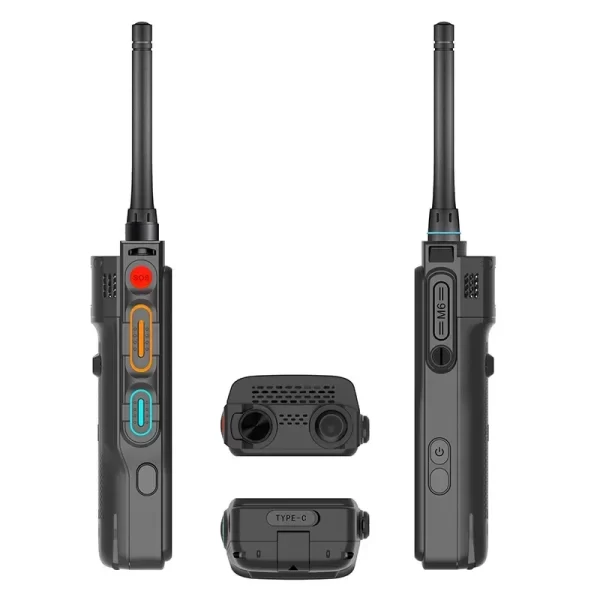 Global UNIWA P6 IP68 Rugged Walkie Talkie 4W DMR/Analog Dual Mode 2.41" 3GB+32GB 12MP 2500mAh 4G Smartphone Android 9 PTT SOS NFC - Image 4