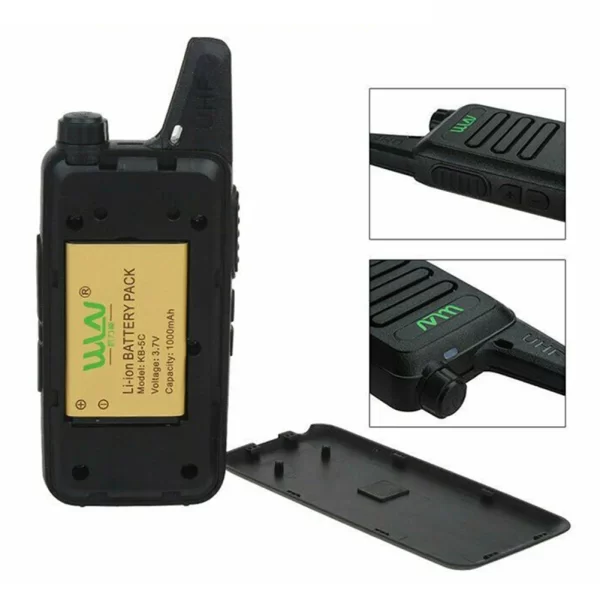 10PCS WLN KD-C1 UHF 400-470 Mhz Small Min Handheld Walky Talky - Image 6